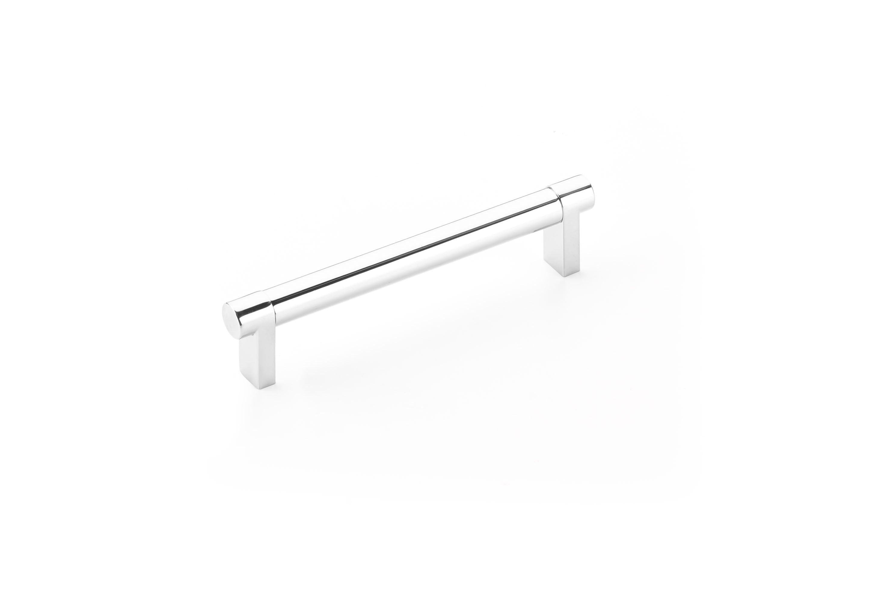 EMTEK SELECT Cabinet Pull Rectangular - Satin Brass Stem