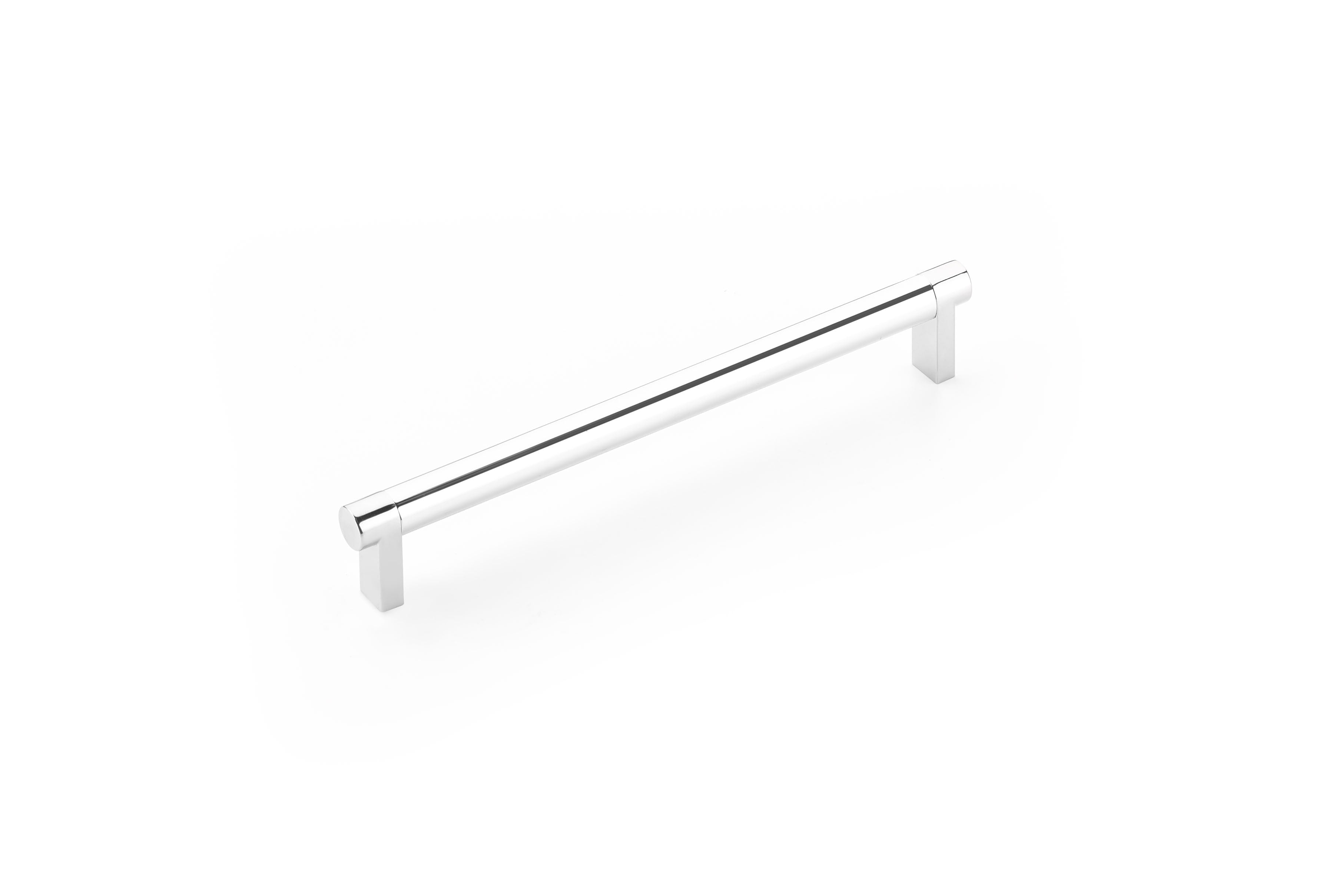 EMTEK SELECT Cabinet Pull Rectangular - Satin Brass Stem