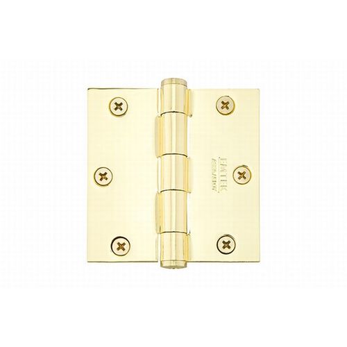 Emtek Heavy Duty Plain Bearing, Square Corners, Steel Hinges