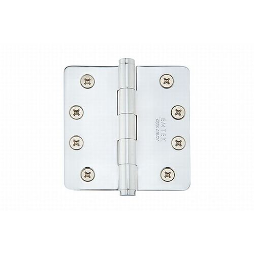 Emtek Residential Plain Bearings, 1/4" Radius Corners, Steel Hinges
