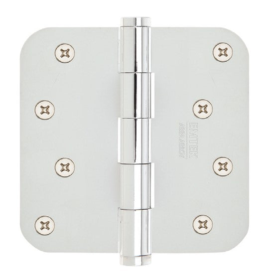 Emtek Residential Plain Bearings, 5/8" Radius Corners, Steel Hinges