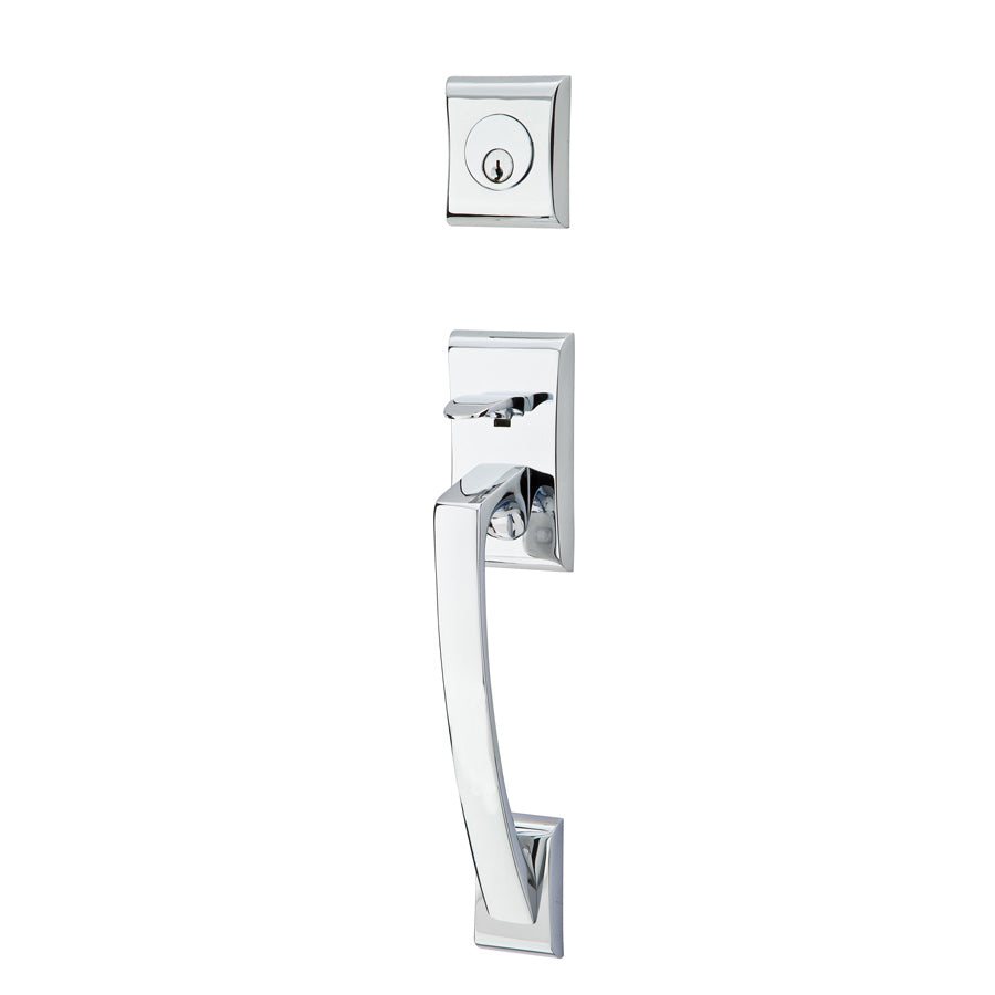 Ares Brass Tubular Entryset in Chrome Finish