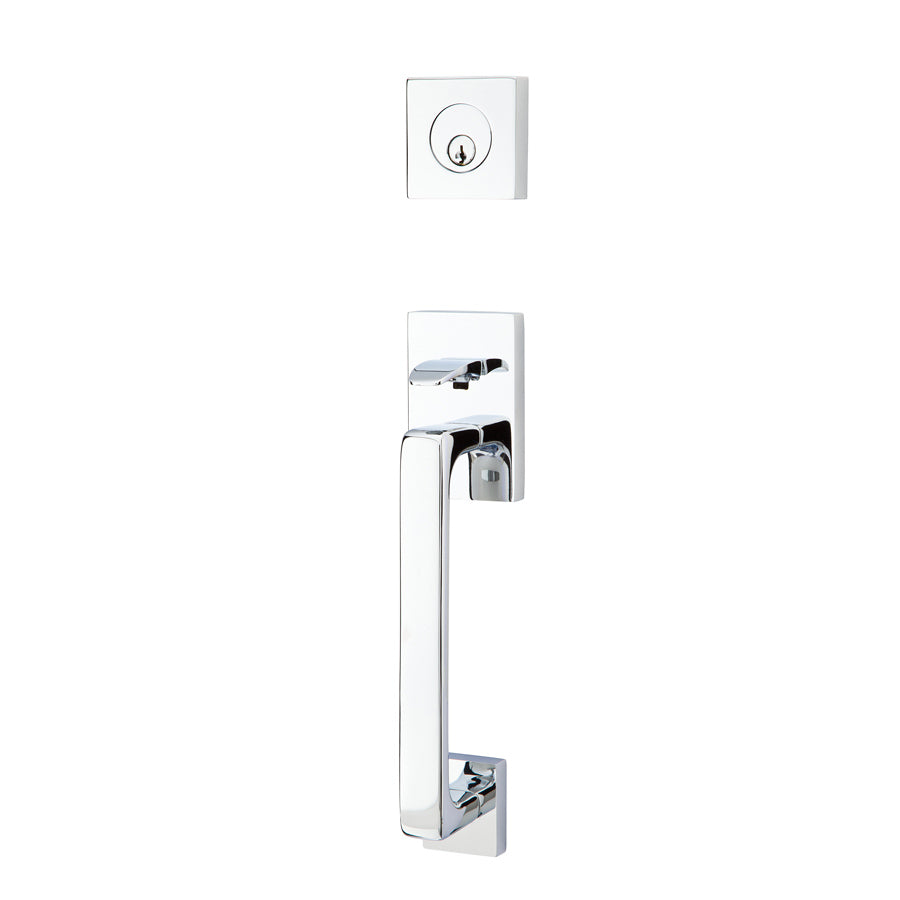 Baden Brass Tubular Entryset in Polished Chrome finish