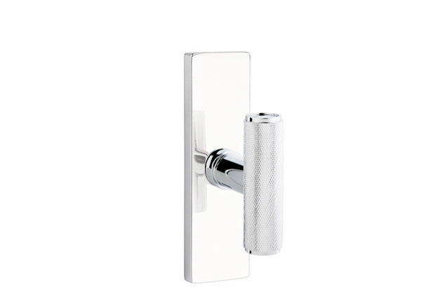 Emtek Stretto Narrow Trim Locksets with Ace Knurled Knob