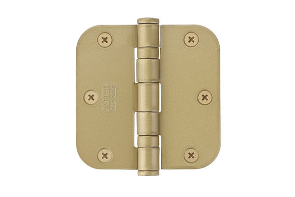 Emtek Heavy Duty Ball Bearing, 5/8" Radius Corners, Steel Hinges