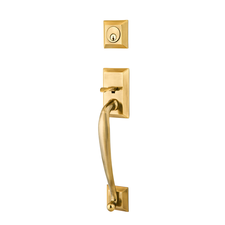 Franklin Sectional Entrance Handlesets in French Antique finish