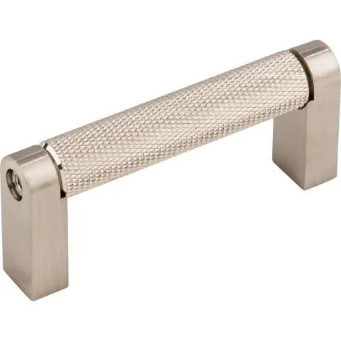 Top Knobs Amwell Brushed Nickel Knurled Pull