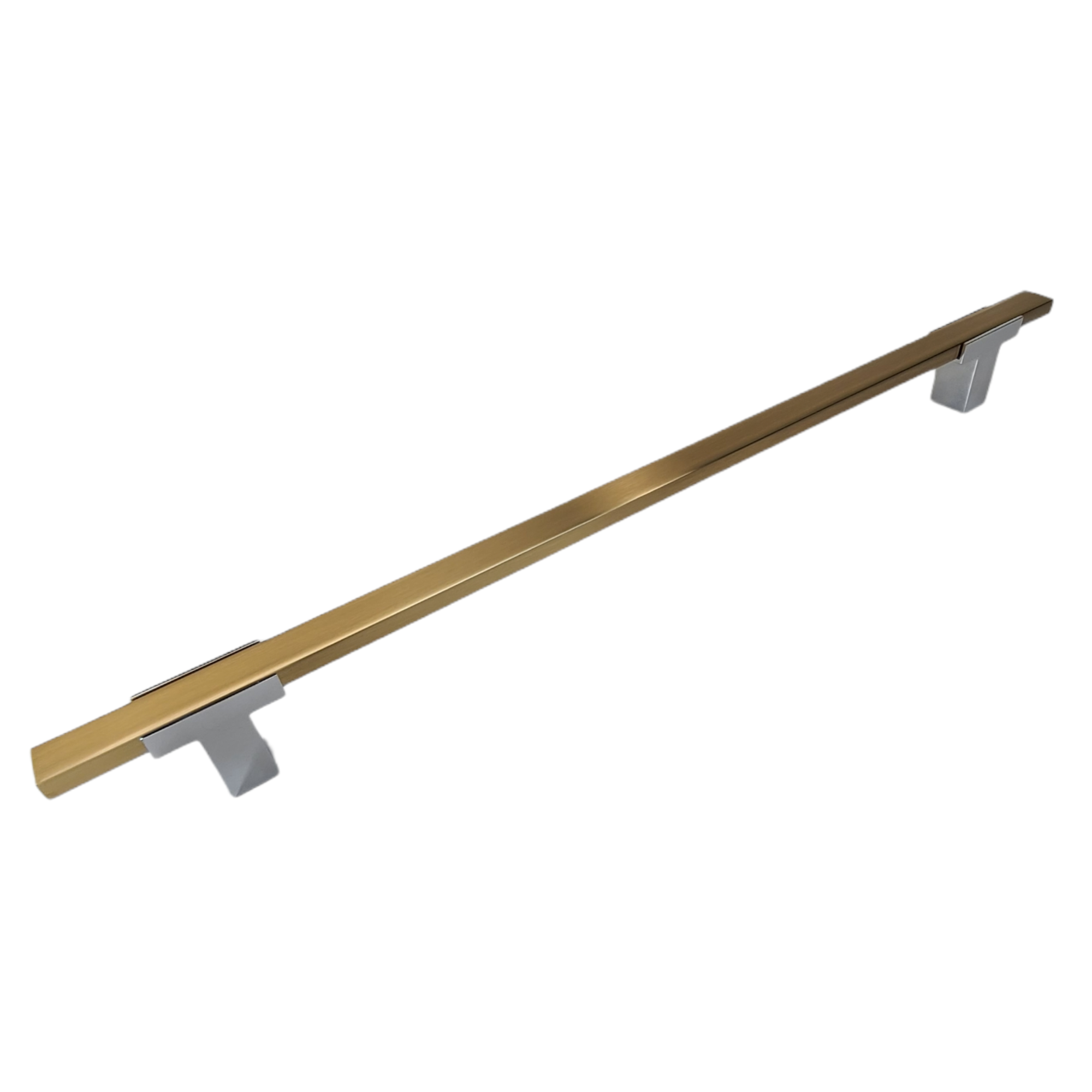 Modern Two Tone Appliance Pull - Chrome Base 4778