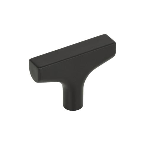 Top Knobs Riverside T-Knob Flat Black