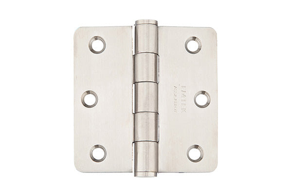 Emtek Residential Plain Bearing, 5/8" Radius Corners, Stainless Steel Hinges