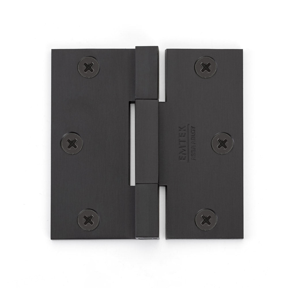 Emtek Square Corners Square Barrel Heavy Duty Hinges Solid Brass - 0.125" Thickness