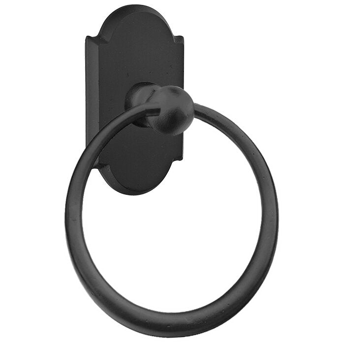 Emtek Sandcast Bronze Towel Ring