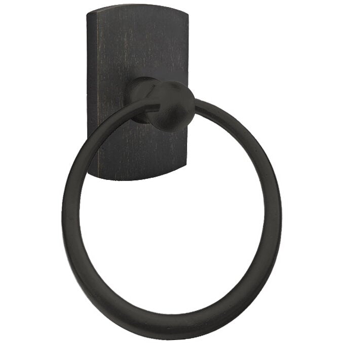 Emtek Sandcast Bronze Towel Ring