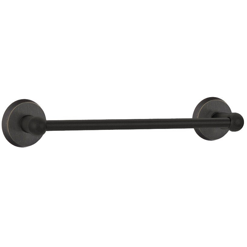 Emtek Sandcast Bronze Towel Bar