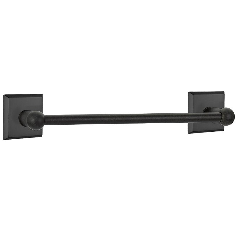 Emtek Sandcast Bronze Towel Bar