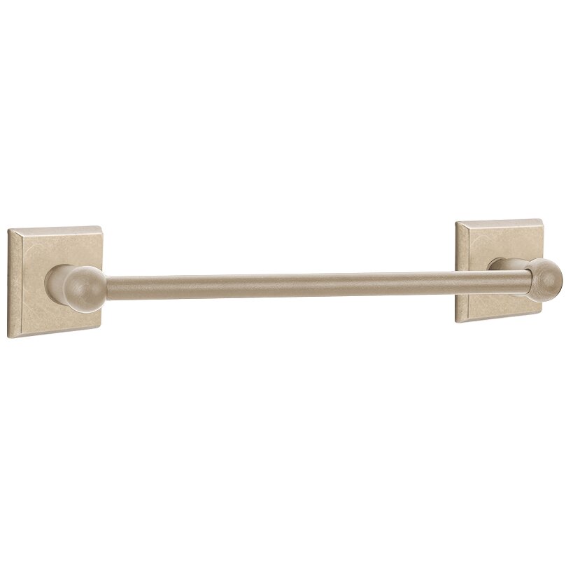 Emtek Sandcast Bronze Towel Bar