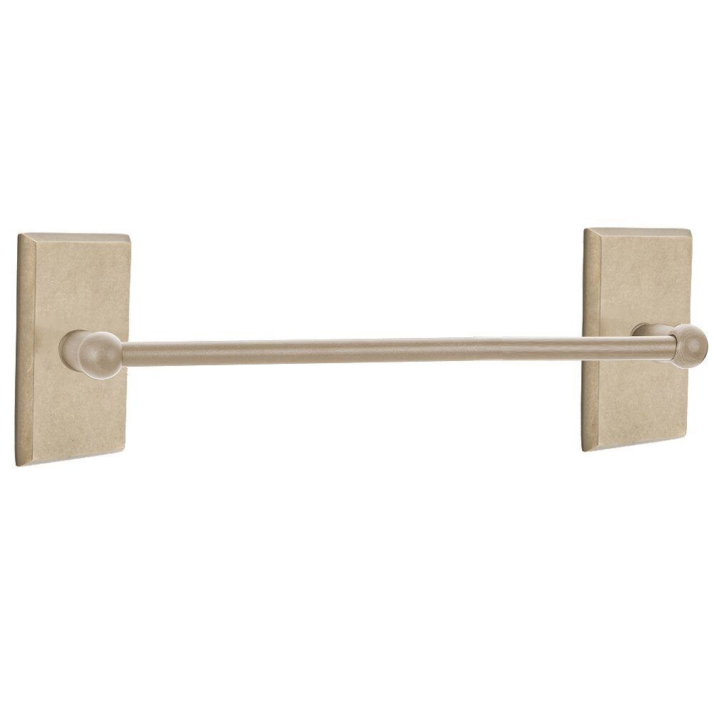 Emtek Sandcast Bronze Towel Bar