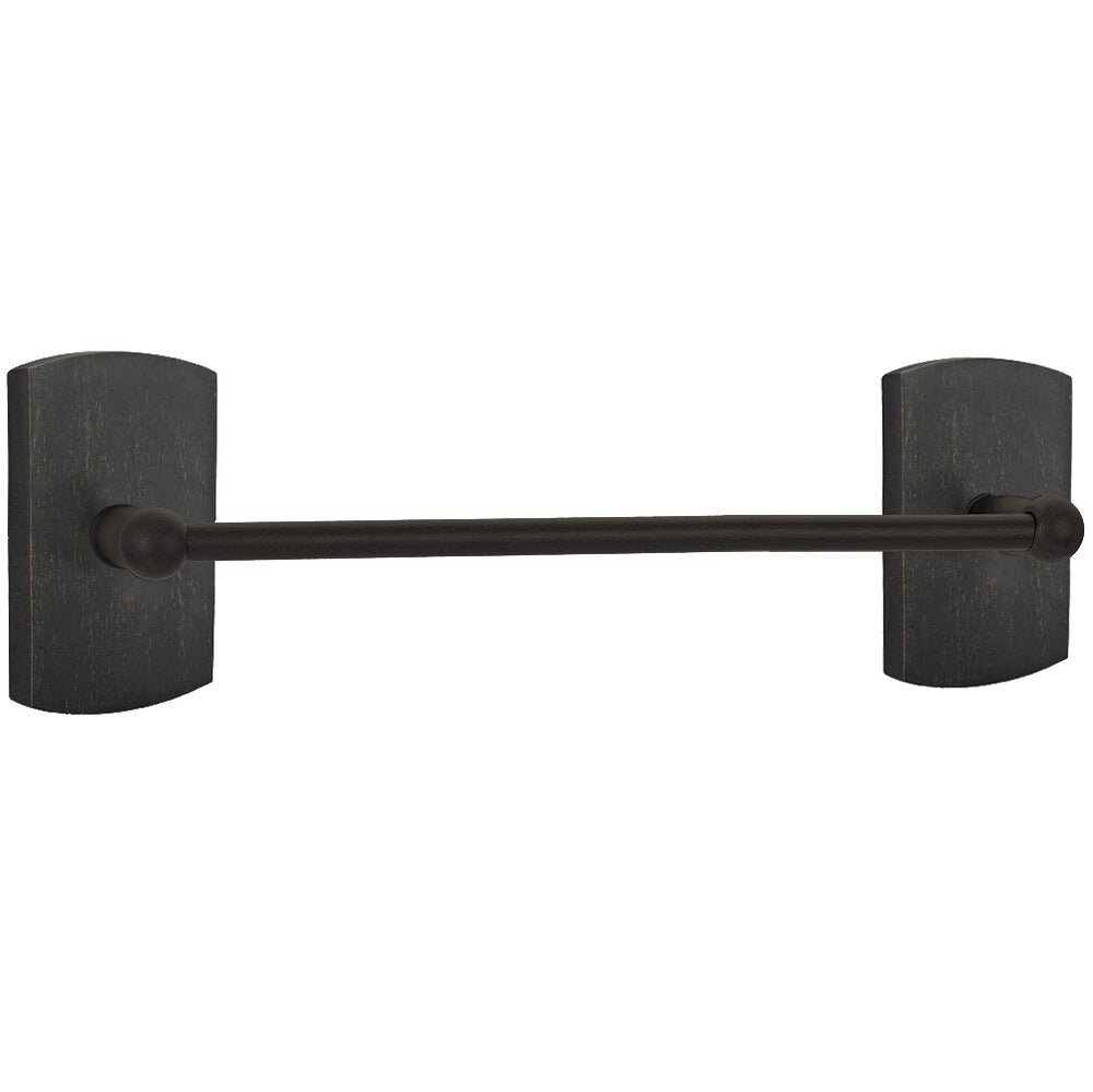 Emtek Sandcast Bronze Towel Bar