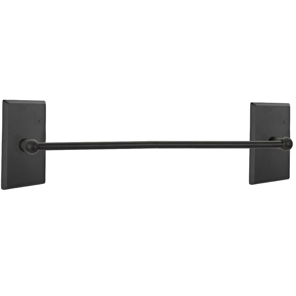 Emtek Sandcast Bronze Towel Bar