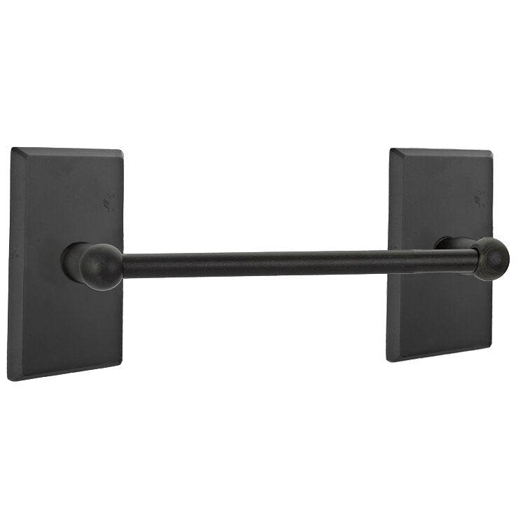 Emtek Sandcast Bronze Towel Bar