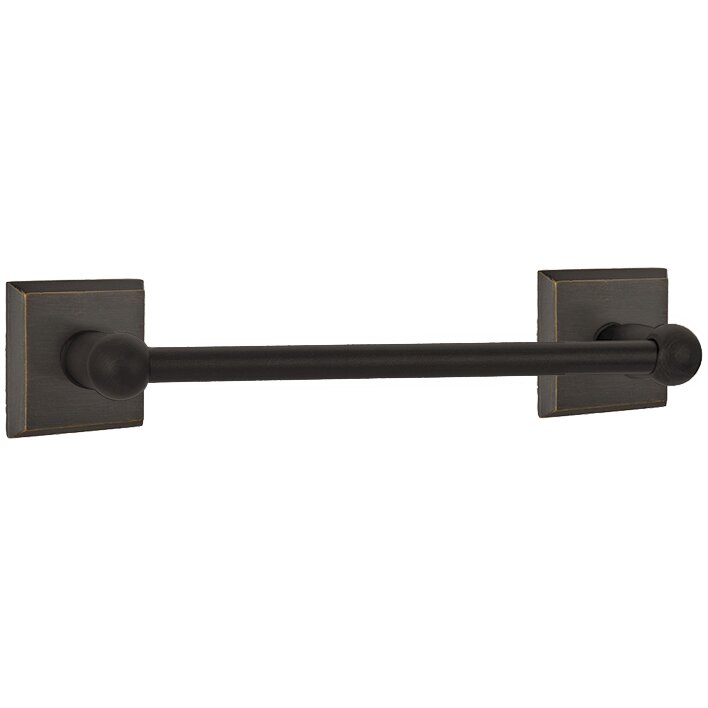 Emtek Sandcast Bronze Towel Bar