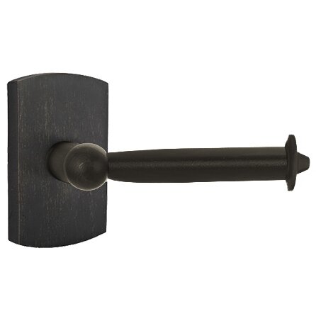 Emtek Sandcast Bronze Paper Holder - Bar Style