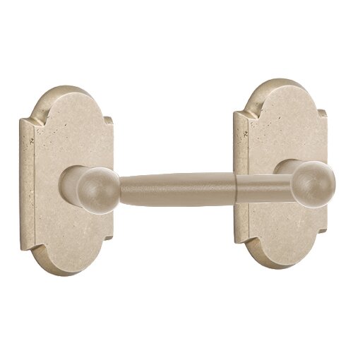 Emtek Sandcast Bronze Paper Holder - Spring Rod Style