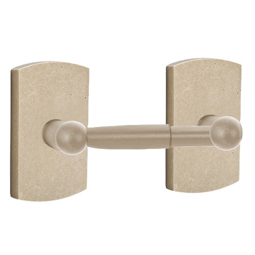 Emtek Sandcast Bronze Paper Holder - Spring Rod Style