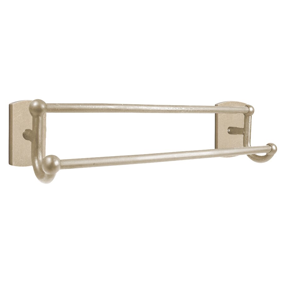 Emtek Sandcast Bronze Double Towel Bar