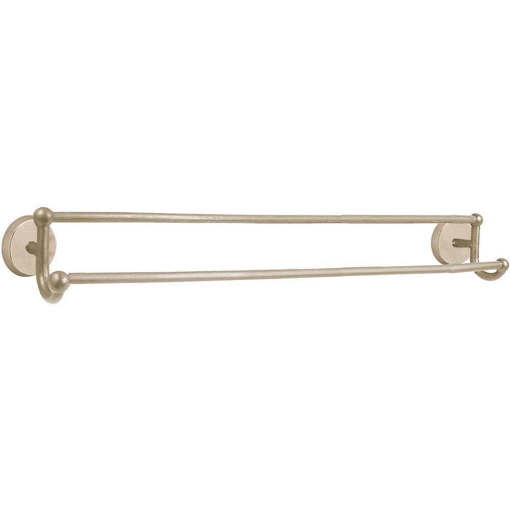 Emtek Sandcast Bronze Double Towel Bar