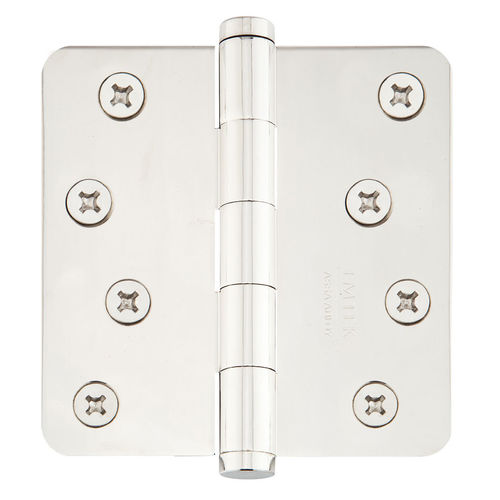 Emtek Residential Plain Bearings, 1/4" Radius Corners, Steel Hinges