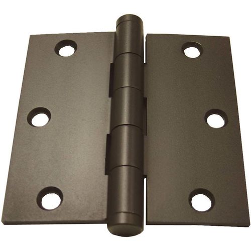 Emtek Heavy Duty Plain Bearing, Square Corners, Steel Hinges