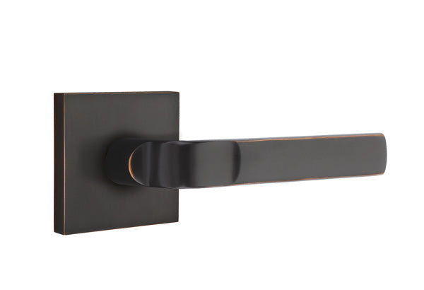 Emtek Aston Lever with Square Rosette