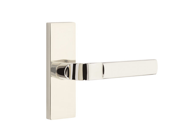 Emtek Stretto Narrow Trim Locksets with Aston Lever