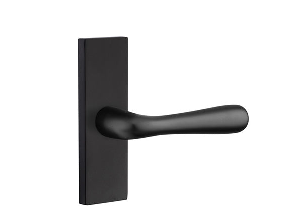 Emtek Stretto Narrow Trim Locksets with Basel Lever