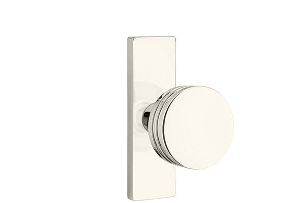Emtek Stretto Narrow Trim Locksets with Bern Knob