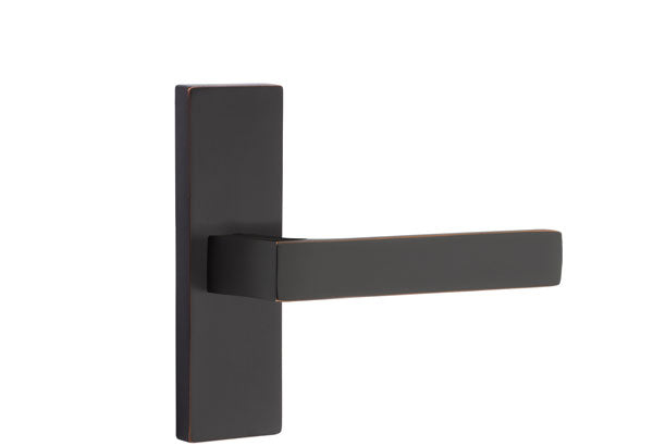 Emtek Stretto Narrow Trim Locksets with Dumont Lever