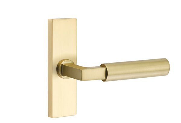 Emtek Stretto Narrow Trim Locksets with Hercules Lever