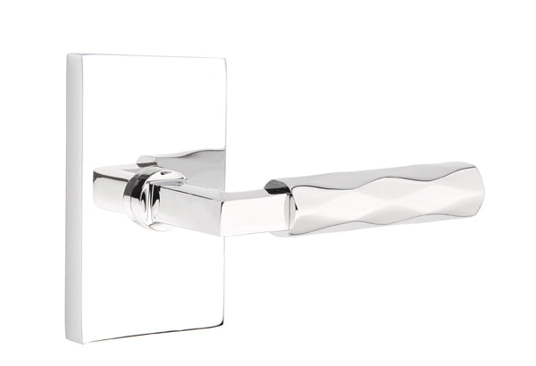 Emtek Select L Square Tribeca Lever Modern Rectangular Rosette