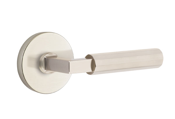 Emtek Select L Square Faceted Lever Disk Rosette