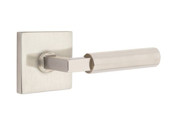 Emtek Select L Square Faceted Lever Square Rosette