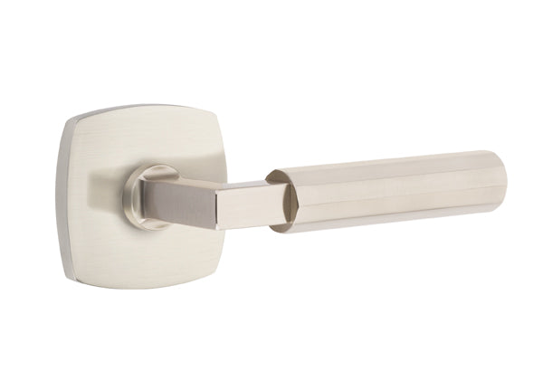 Emtek Select L Square Faceted Lever Urban Modern Rosette