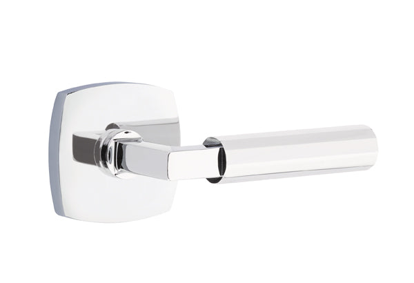 Emtek Select L Square Faceted Lever Urban Modern Rosette