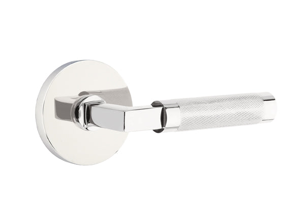 Emtek Select L Square Knurled Lever Disk Rosette