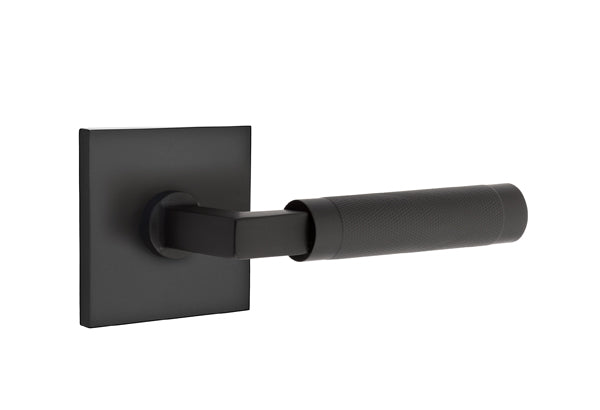 Emtek Select L Square Knurled Lever Square Rosette