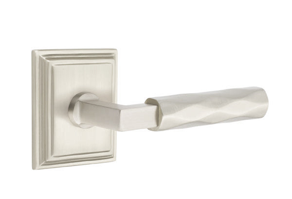 Emtek Select L Square Tribeca Lever Wilshire Rosette