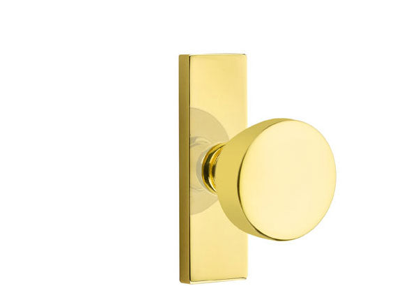 Emtek Stretto Narrow Trim Locksets with Laurent Knob