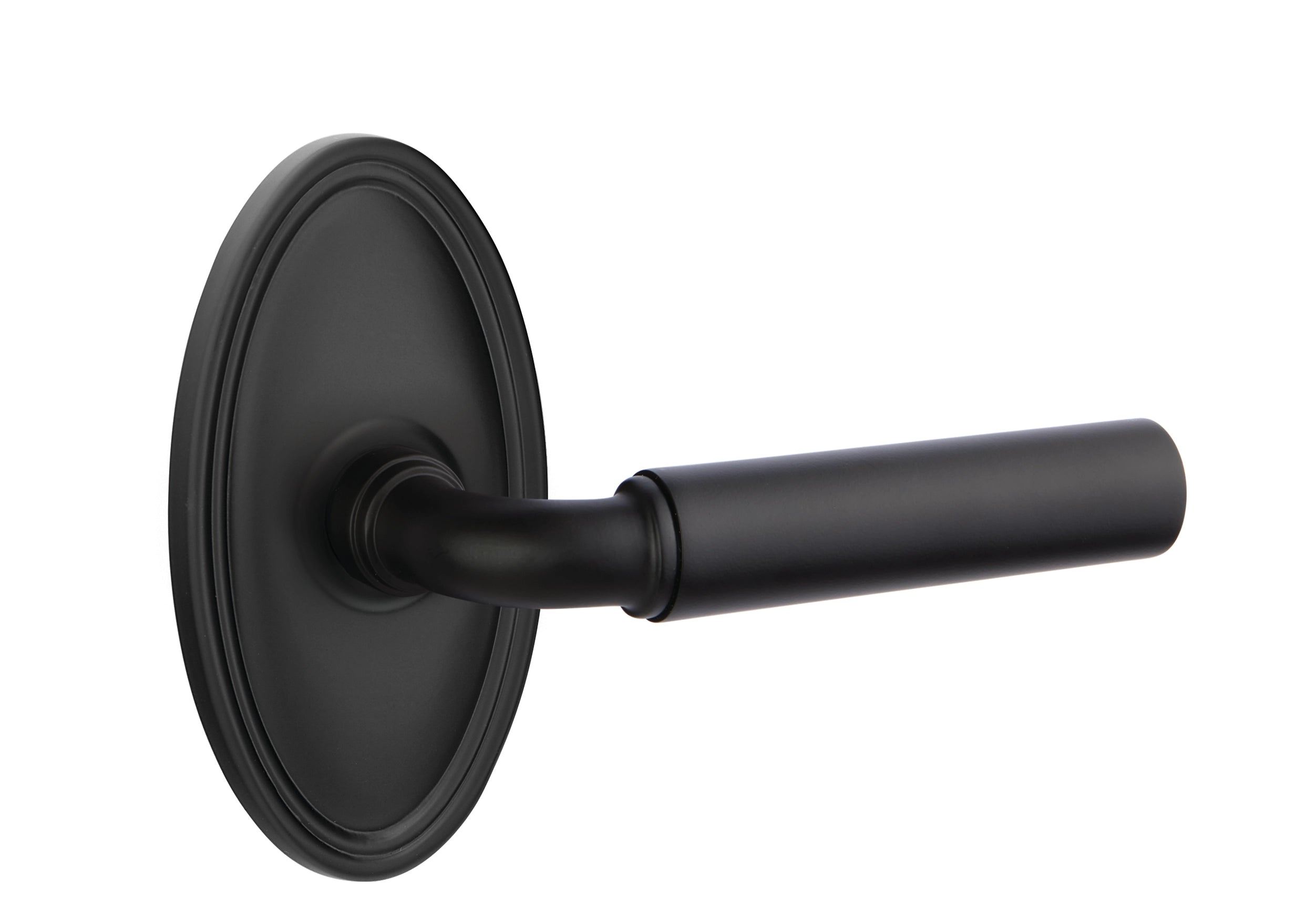 Emtek Manning Lever with Oval Rosette - Classic Brass