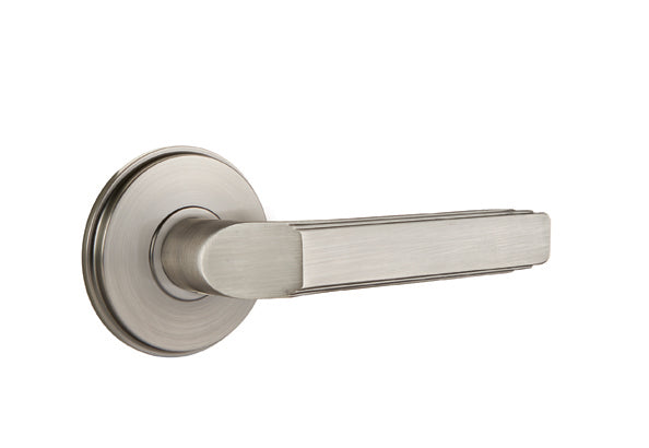 Emtek Milano Lever with Watford Rosette - Classic Brass