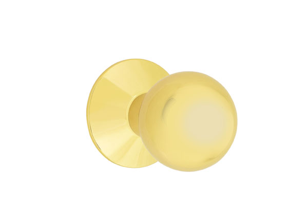 Emtek Orb Knob with Modern Rosette